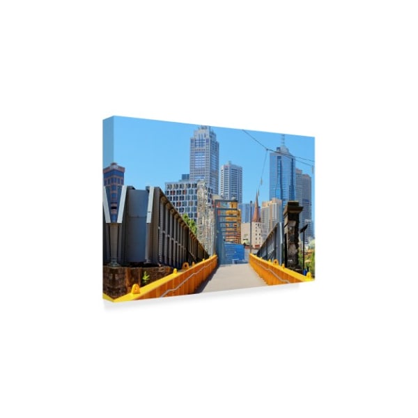 Incredi 'Melbourne Bridge' Canvas Art,12x19